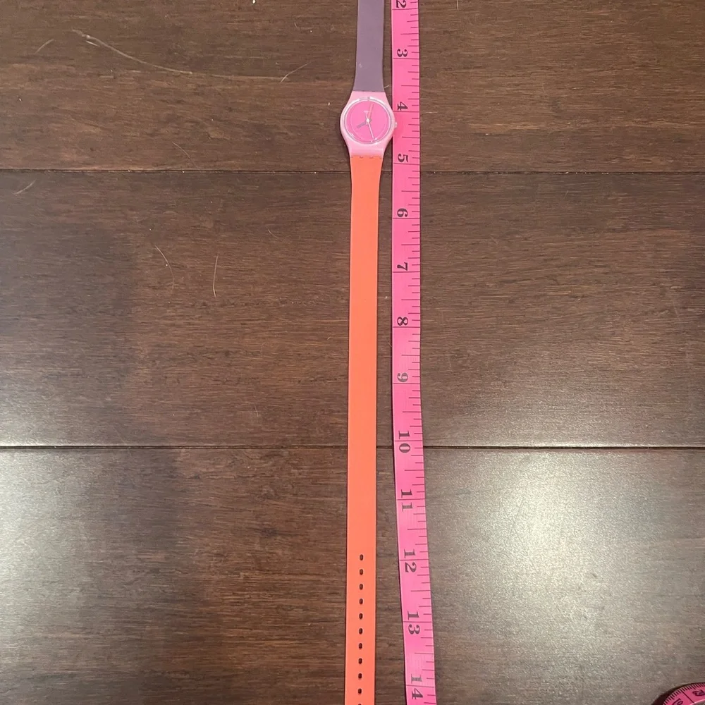 guc sold out rare Swatch fun in pink Women's Pink/Purple wrap Watch - Picture 4 of 7